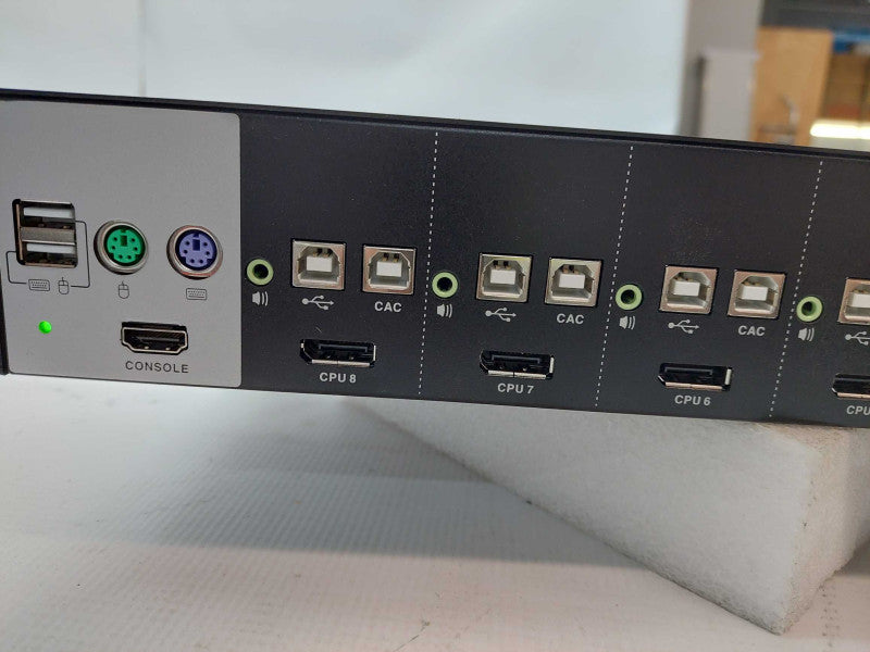 IOGEAR 8-Port DisplayPort Secure KVM Switch Model: GCS1418TAA3