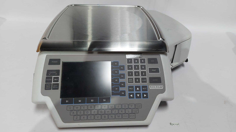 HOBART-QUANTUM PROGRAMMABLE COMMERCIAL WEIGHT SCALE w/LABEL PRINTER, READ #
