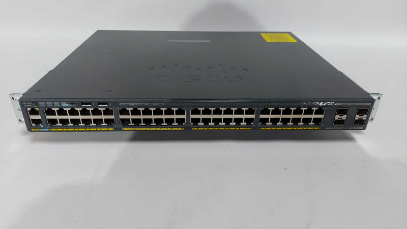 Cisco C2960X 48-Ports 4x SFP Swicth WS-C2960X-48FPS-L V07 - Fact Reset #