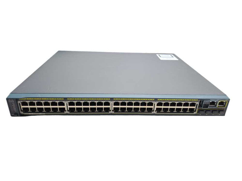 Cisco WS-C2960S-48FPS-L 48 Port PoE+ Gigabit Network Switch )