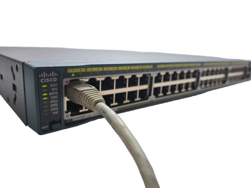 Cisco WS-C2960S-48FPS-L 48 Port PoE+ Gigabit Network Switch )