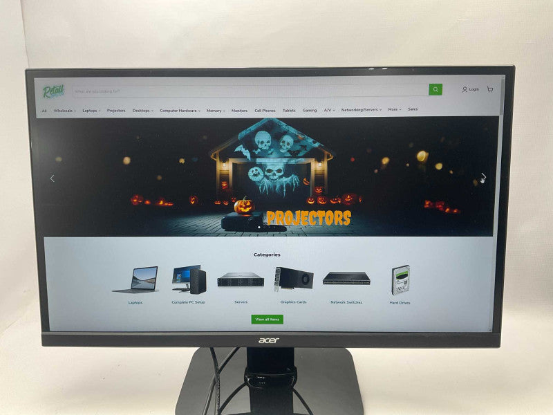 Acer 27\\" FHD 75Hz 1ms GTG IPS LED FreeSync Gaming Monitor (KA272) - Black -
