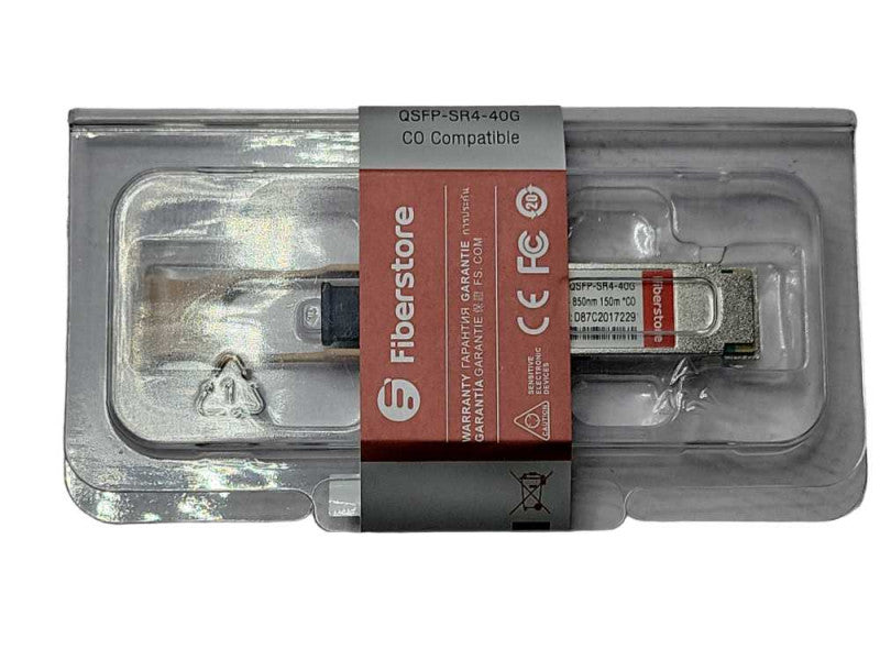 New Fiberstore QSFP-SR4-40G CO 40G QSFP+ 850nm 150m Transceiver Q_