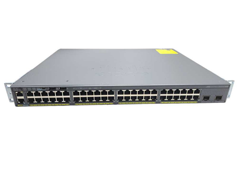 Cisco WS-C2960X-48FPD-L 48 Port Gigabit PoE+ 740W 2x 10G SFP+ | + Stack Mod )