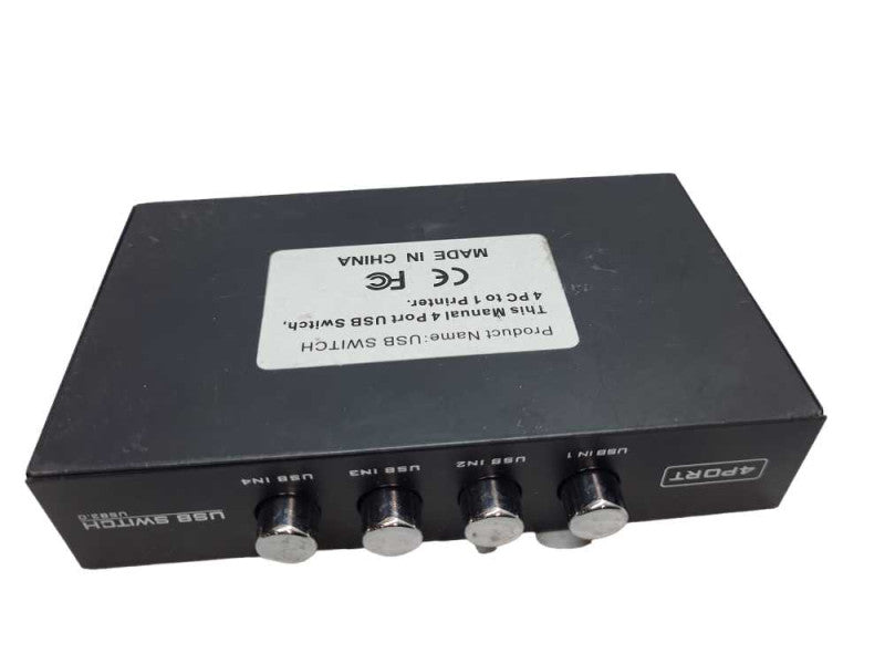 Manual 4 Port USB Switch &