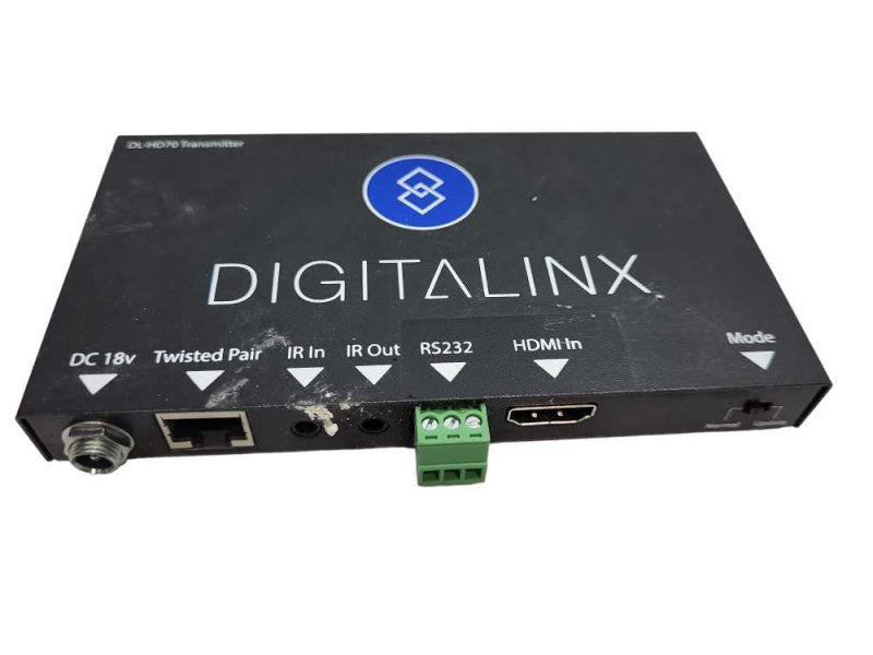 Digitalinx DL-HD70LSIR 70m HDBaseT w IR Extender Transmitter &