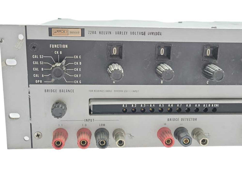 Fluke 720A Kevin-Varley Voltage Divider As Is For Parts, Untested _