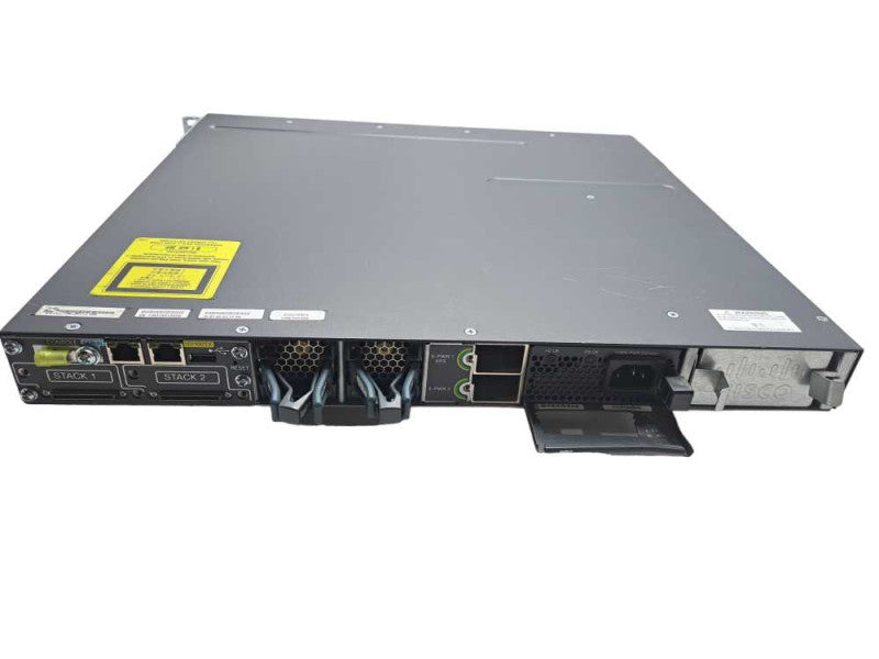 Cisco WS-C3750X-24T-L 24 Port Gigabit Switch 1x PSU + C3KX NM-10G )