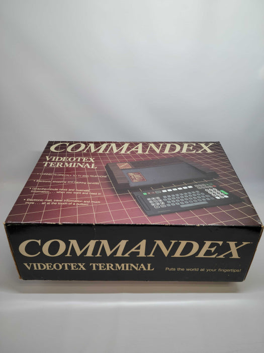 Commandex Videotex Terminal Personal Home Computer Banking Shopping Email WWW