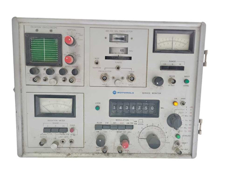 Motorola Service monitor SLN6398A, READ  _