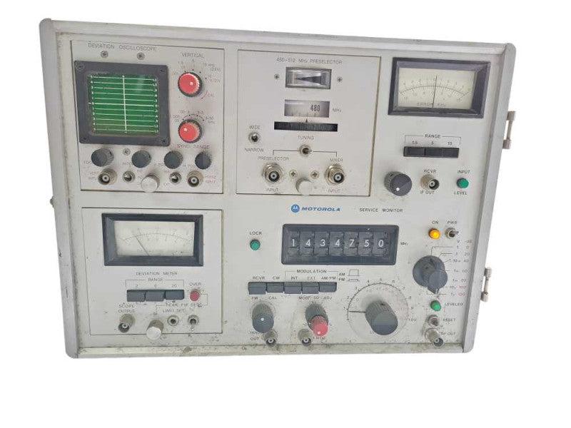 Motorola Service monitor SLN6398A, READ  _