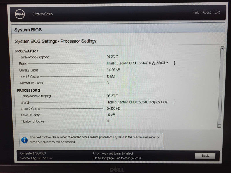 Dell Compellent SC8000 2x Xeon E5-2640 @ 2.50GHz 16GB Ram 10G NIC 2x PSU READ $
