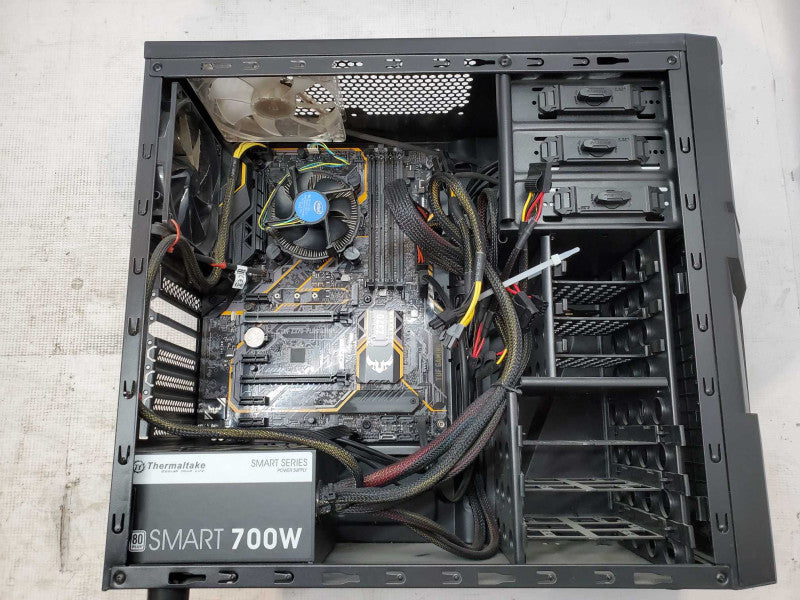 Custom PC i7-8700 TUF Z370-PLUS 700W PSU NO RAM NO GPU NO HDD *FOR PARTS @