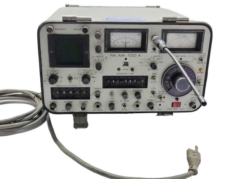 IFR FM/AM 1000A Service Monitor, Powers on, READ _