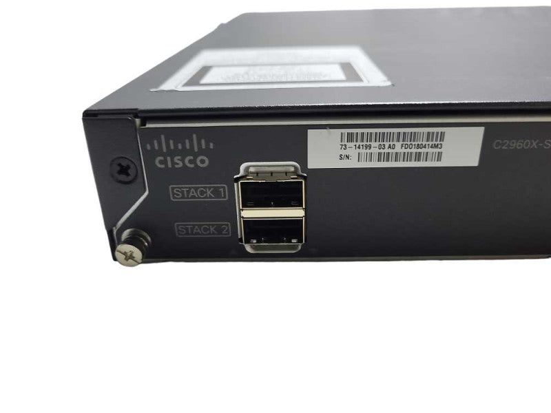 Cisco WS-C2960X-48FPD-L 48 Port Gigabit PoE+ 740W 2x 10G SFP+ | + Stack Mod $