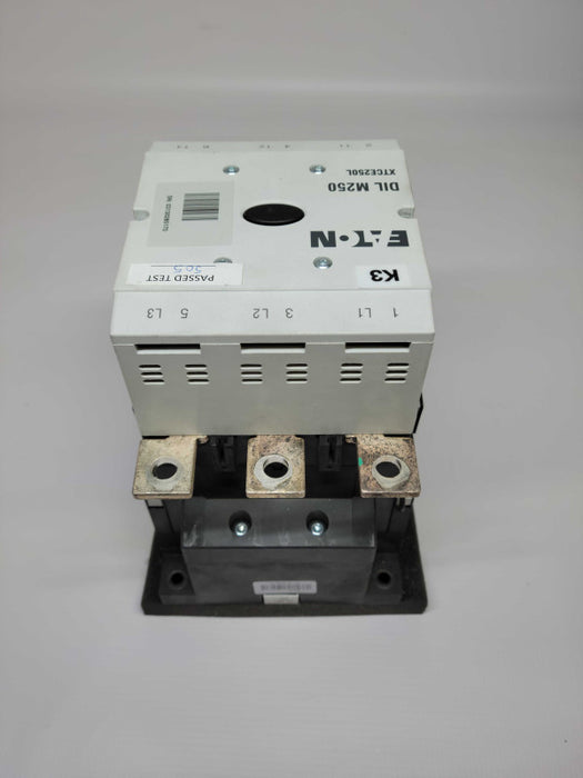 Eaton Contactor DIL M250 XTCE250L 24-48V Coil 300A 600V 3Ph