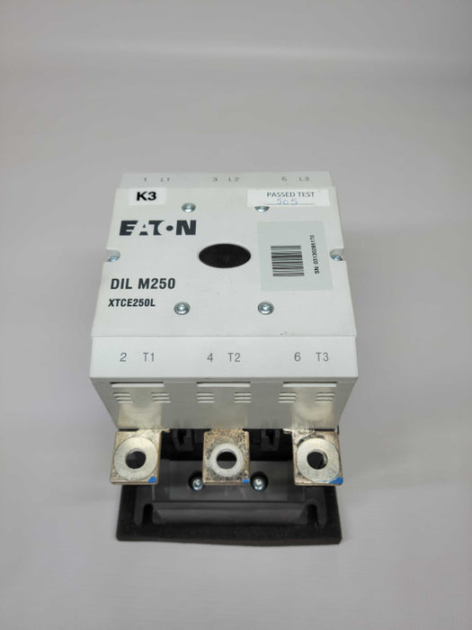 Eaton Contactor DIL M250 XTCE250L 24-48V Coil 300A 600V 3Ph