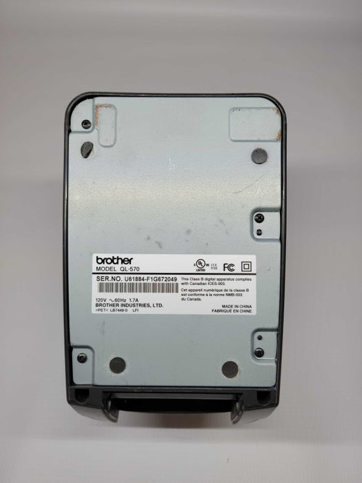 Brother QL-570 Professional High Thermal Label Printer With Power Cord
