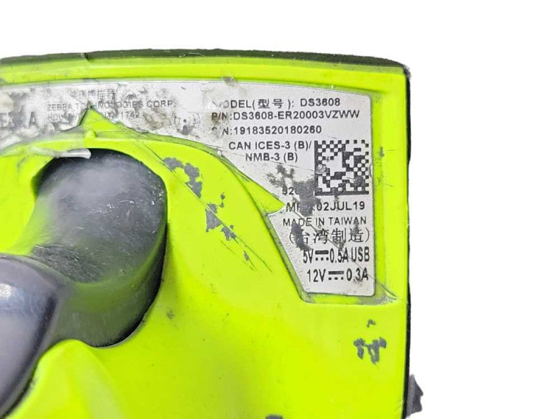 Zebra DS3608-ER20003VZWW barcode scanner, READ _