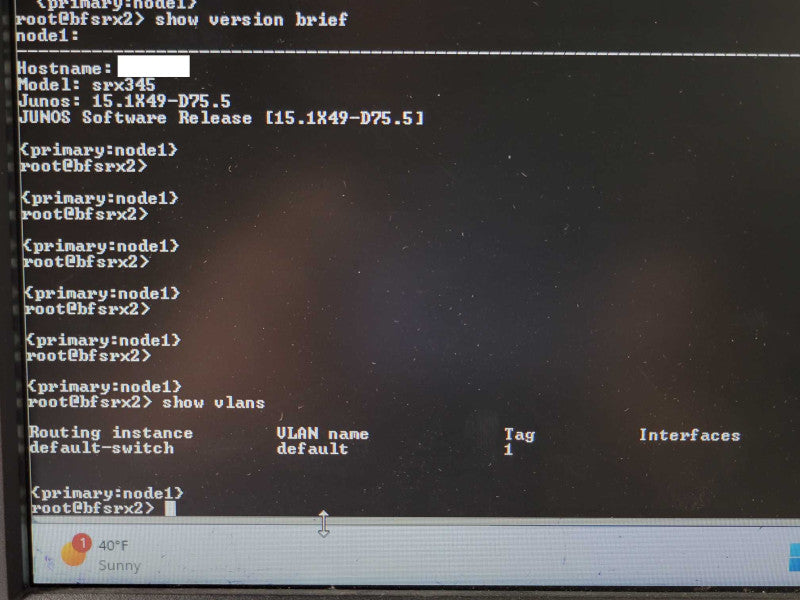 Juniper SRX345 8-Port Gigabit 8-SFP Port Service Gateway  _