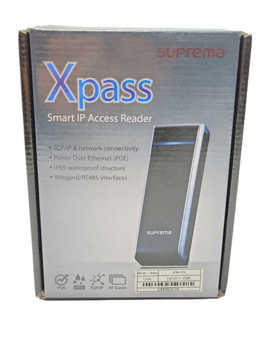 Open-Box Suprema Xpass Smart IP access Reader XPM-PoE _