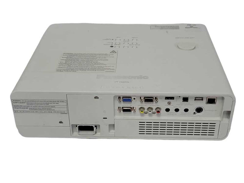 Panasonic PT-VW435NU WXGA LCD Projector 1180 Lamp Hours, NO REMOTE  _