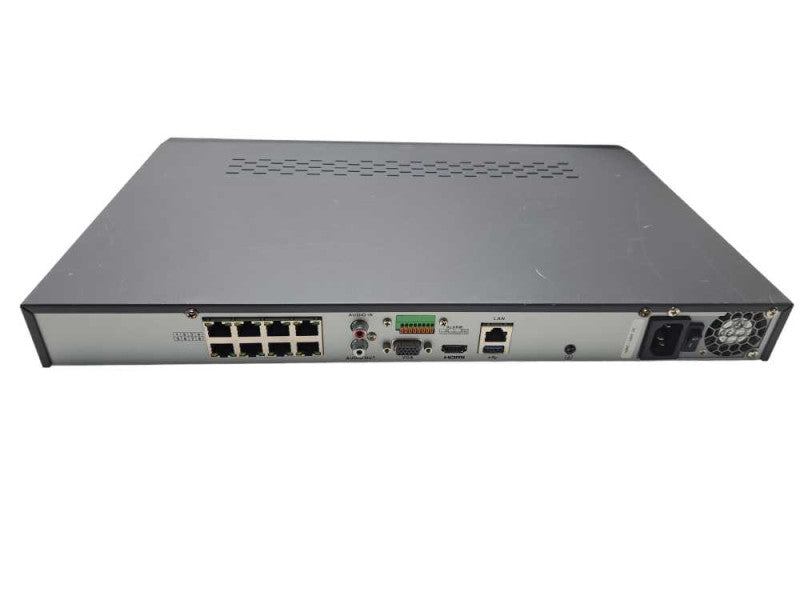 Hikvision DS-7608NI-E2-8P Embedded Plug & Play 8 CH NVR, 2 SATA Ports )
