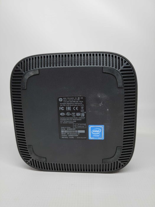 HP Chromebox G2 - Celeron 3865U | 4GB RAM | 32GB SSD + PWR ADPTR Q