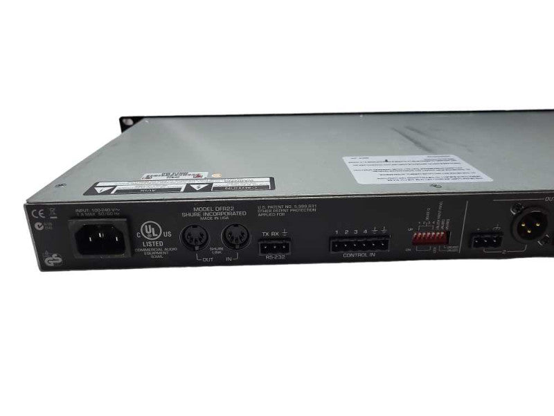 Shure DFR22 Digital Audio Processor w Feedback Reduction SoundPlex READ $
