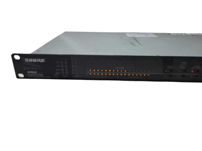 Shure DFR22 Digital Audio Processor w Feedback Reduction SoundPlex READ $