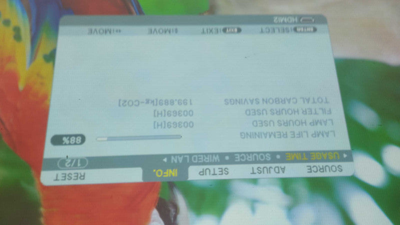 NEC NP-UM330W 3LCD Projector Ultra Short Throw 3300 Lumens HDMI 1080p #