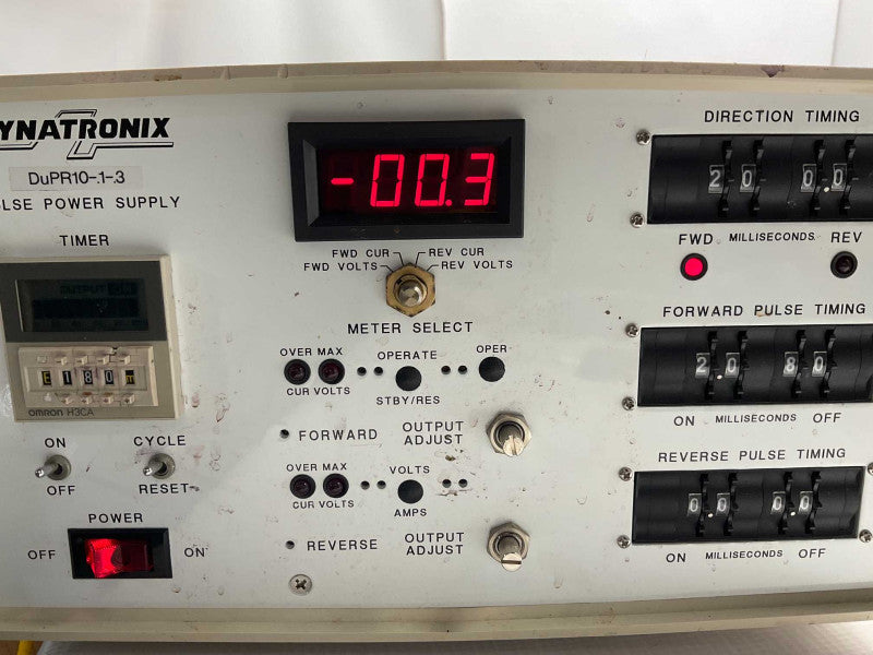 Dynatronix DuPR10-.1-.3 Pulse Power Supply READ -