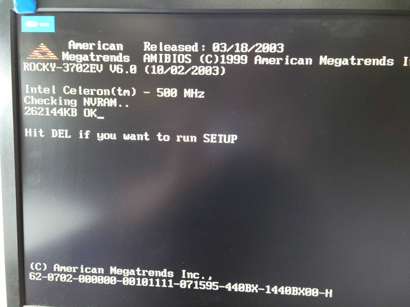 Retro PC - Celeron 500Mhz  | 256MB RAM | NO HDD