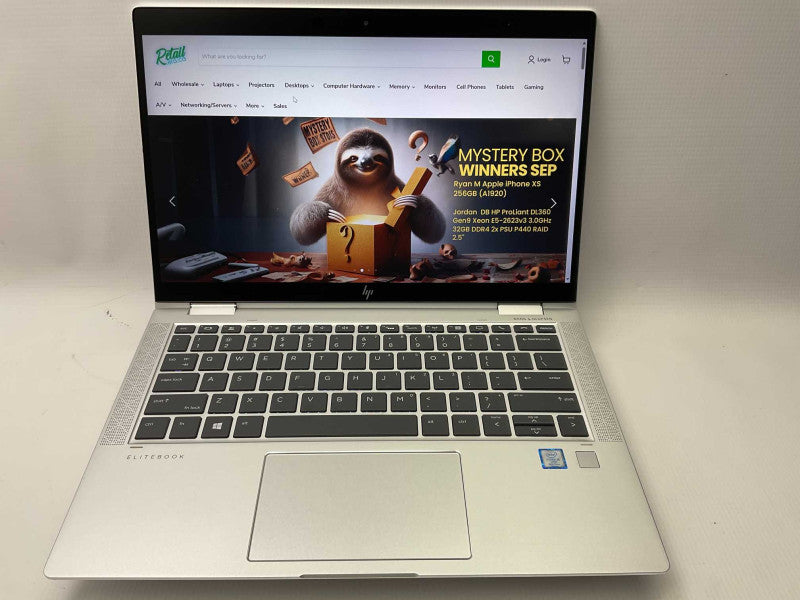 HP EliteBook x360 1030 G4 Intel i5-8365U (4 core) 8GB RAM & 256GB NVMe SSD  -