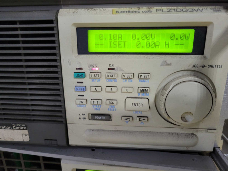 KIKUSUI PLZ1003W 1000W 1.5-120V, 0-200A DC Electronic Load, READ Q_