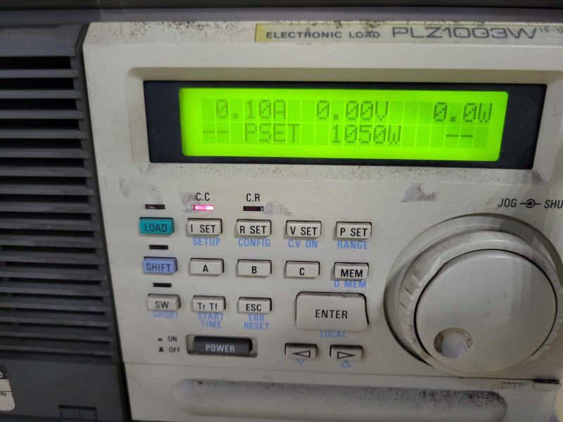 KIKUSUI PLZ1003W 1000W 1.5-120V, 0-200A DC Electronic Load, READ Q_