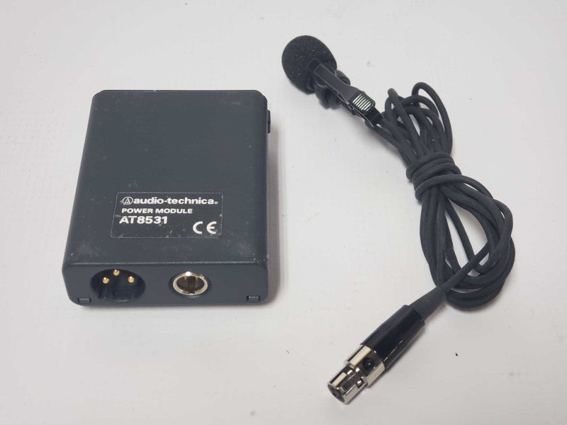 Audio Technica Power Module AT8531and Wired Lav Mic (READ) |