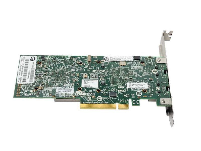 HP 530T 10Gb 2-Port Ethernet network adapter w/ LP and FH profile brackets _