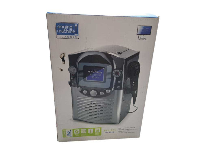 The Singing Machine Deluxe Karaoke System *READ* )