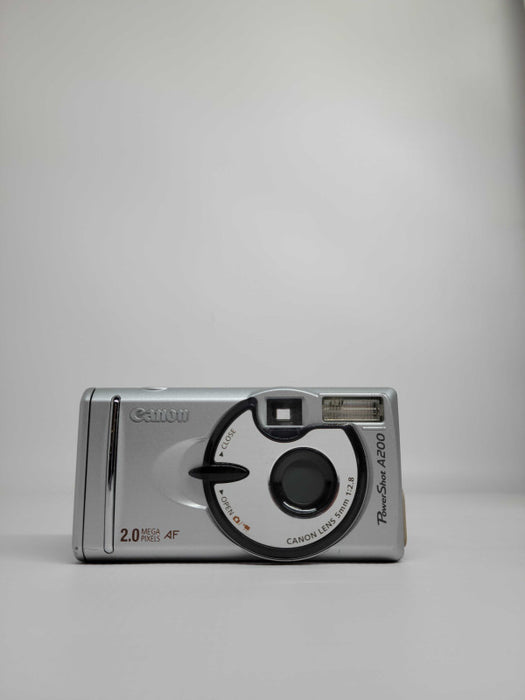 Canon PowerShot A200 2.0MP Compact Camera Body Silver