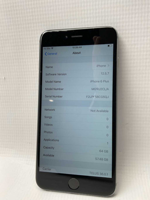Apple iPhone 6 Plus A1522 64GB UNLOCKED  -