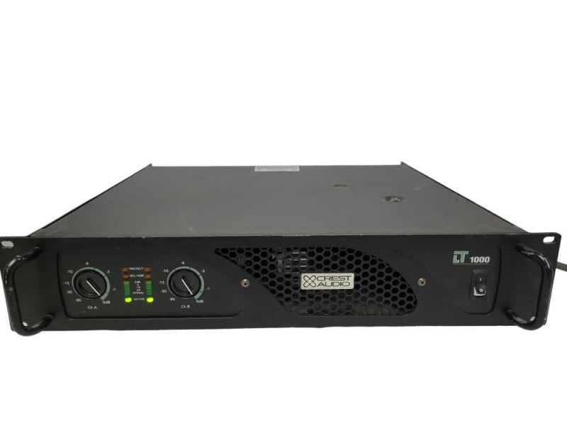 CREST AUDIO LT1000 POWER AMPLIFIER LT-1000, READ Q_