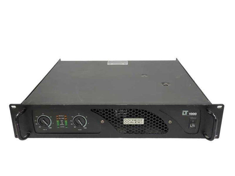 CREST AUDIO LT1000 POWER AMPLIFIER LT-1000, READ Q_