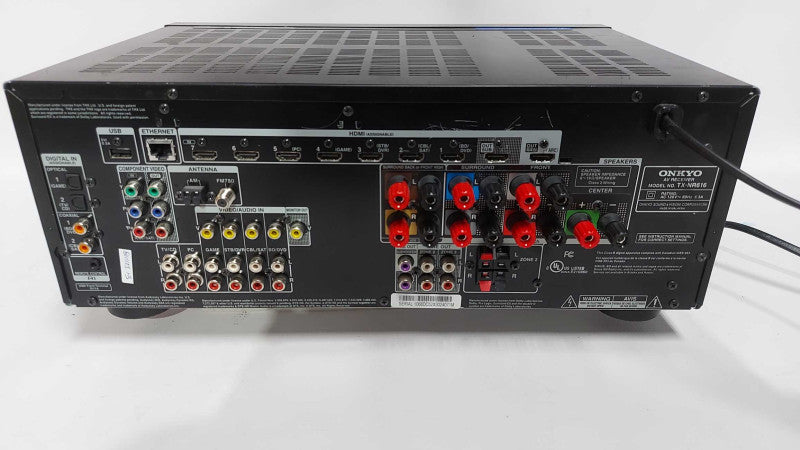 Onkyo AV Receiver TX-NR616 AV Receiver 7.1ch Black - ASIS #