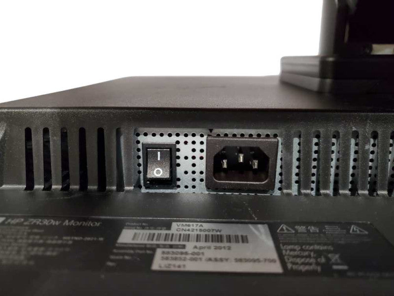 HP ZR30w 30\\" Monitor 2560x1600 DP & DVI-I w/ Stand ***READ @