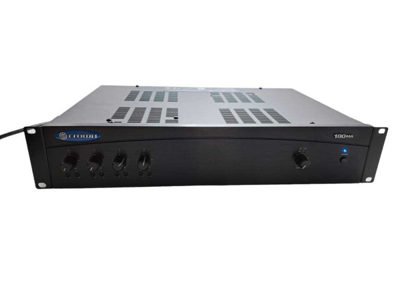 Crown 180MA Commercial Pro Audio 4-Channel 80W Power Amplifier Mixer G180MA )