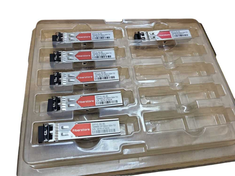 Lotx 6 FiberStore SFP1G-SX-85 FiberStore 1000Base SFP 850nm 550m &