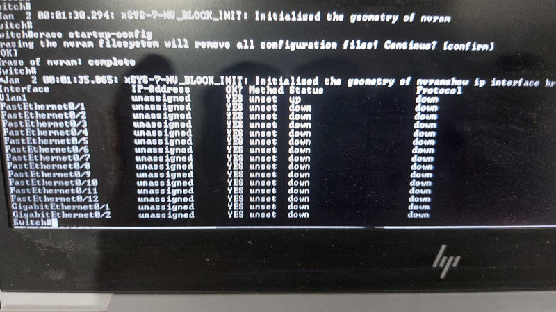 Cisco Catalyst WS-C2960C-12PC-L Ethernet Switch 2960c - Factory reset #