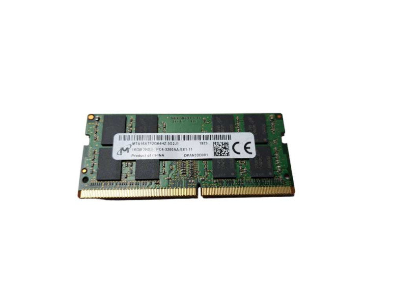 Micron 16GB (1x16GB) PC4-3200AA-SE1-11 SODIMM DDR4 Laptop Memory Q)