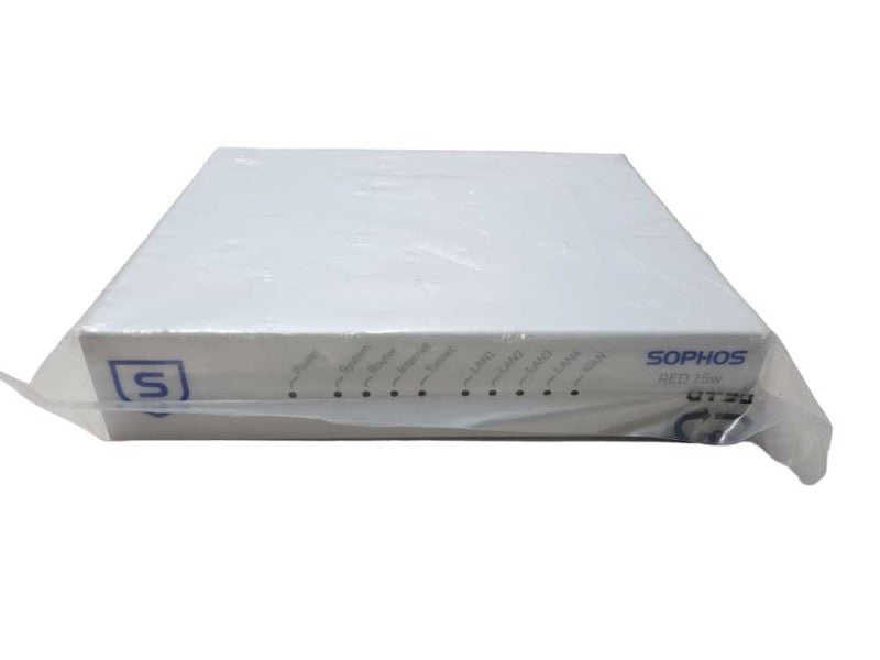 Sophos RED 15w Firewall 4-Port Ethernet Firewall Security Appliance NEW )